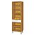 PANELEIRO NESHER 4P 1G BURGUESA PREMIUM 70CM FREIJO/ BRANCO 500549 - Imagem 2