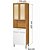 PANELEIRO NESHER 4P 1G BURGUESA PREMIUM 70CM FREIJO/ BRANCO 500549 - Imagem 3