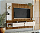 PAINEL PARA TV 55 POLEGADAS INTENSE FREIJÓ/OFF WHITE LUKALIAM - Imagem 1