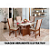 CJ MESA 4C SAO CARLOS LAISE QUADRADA 100X100 NATURALLE / OFF WHITE - Imagem 1