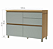 BALCAO NESHER 1P 4G RAINHA 120CM NATURE /VERDE 500699 - Imagem 2