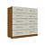 COMODA 10G RODIAL TORRES CINAMOMO/OFF WHITE 51CO1023 - Imagem 1
