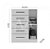 COMODA 5G 1P. ABRIR RODIAL CORAIS CINAMOMO 50CO1523 - Imagem 2