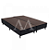BASE BOX 158X198X30 ORTOBOM SOMMIER CAMURCA PRETO - Imagem 1