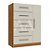COMODA 5G 1P. ABRIR RODIAL CORAIS CINAMOMO/OFF WHITE 51CO1523 - Imagem 1