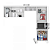COZINHA NICIOLI FIT CARVALHO NATURE / OFF WHITE CRISTAL - Imagem 2