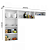 COZINHA TELASUL COMPACTA 09 7P NICHO S/VD DIAMANTE NEW SMART BRANCO 818409-01 - Imagem 2