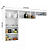 COZINHA TELASUL COMPACTA 09 7P NICHO S/VD DIAMANTE NEW SMART BRANCO / PRETO 818409-02 - Imagem 2