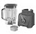 LIQUIDIFICADOR OSTER OLIQ606 1100W 12 VEL 127V CINZA - Imagem 2