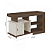 RACK ARTELY ROYAL AMENDOA / OFF WHITE - Imagem 2