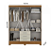 ROUPEIRO 6P. ABRIR 3G RODIAL LOTUS CINAMOMO/OFF WHITE 51GR6386 - Imagem 2