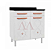 BALCAO TELASUL DUPLO 2G C/ TAMPO NEW MIRAGE BRANCO 815102-01 - Imagem 1