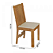 CJ MESA 4C SAO CARLOS ELANE REDONDA 90x90 FREIJO / OFF WHITE - Imagem 3