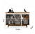 BUFFET EJ 3P FLOW OFF WHITE/FREIJO - Imagem 2