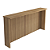 Painel de Ilha Canelado 200 100% MDF - Nesher - Imagem 2