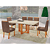 Sala de Jantar Sentra, Tampo 160x80 com 6 Cadeiras | Bom Pastor - Imagem 1