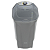 Máquina de Lavar Semi automática Tanquinho 14 kg Prata - Batedor horizontal, Filtro antifelpos, Disp - Imagem 1