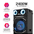 Caixa Acústica PCX24000 2400W Philco, Bluetooth, 2 Woofers de 12 - Imagem 7