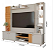 HOME PERMOBILI RIVIERA OFF WHITE/CINAMOMO - Imagem 2
