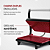 Press Grill Red Ceramic Mondial PG01RC - 2 em 1: Grill e Sanduicheira, Grelhas Ajustáveis - Imagem 5