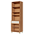 Paneleiro Torre Forno Micro-ondas Condessa, 100%MDF, portas com vidro reflecta | Nesher - Imagem 2