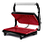 Press Grill Red Ceramic Mondial PG01RC - 2 em 1: Grill e Sanduicheira, Grelhas Ajustáveis - Imagem 3