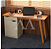 ESCRIVANINHA PATRIMAR PRISM 1G 1P OFF WHITE/CINAMOMO - Imagem 1