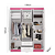 ROUPEIRO 6P. ABRIR 2G NOTAVEL NT 6015 BRANCO NEW/ROSA FLEX - Imagem 2