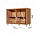 BALCAO NESHER 2P CONDESSA 120CM CARVALHO/GREIGE 500969 - Imagem 2