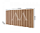 PAINEL DE COZINHA MGM DIVINA RIPADO 120CM FREIJO - Imagem 2