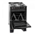 FOGAO 4B SUGGAR PISO COOK GLASS MESA VIDRO PRETO - Imagem 2
