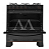 FOGAO 5B SUGGAR PISO COOK GLASS MESA VIDRO PRETO - Imagem 2