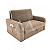 ESTOFADO CAMA MATRIX 2 LUGARES DAIANE SUED PAIVA BEGE B251 - Imagem 1