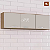 Armário Aéreo Cozinha 3 Portas 120 Castanho/Off White A843 – Poquema - Imagem 1