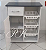 Fruteira Nova Croácia 1 Porta 1 Gaveta COR Flex BRANCO /PRETO Chf MOVEIS - Imagem 2