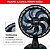 Ventilador Arno X-treme VE70 Mesa 40cm, 7 pás, 03 velocidades - Imagem 3