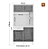 Kit Duda 90 cm Branco Preto – Poquema - Imagem 2
