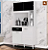 Kit Duda 90 cm Branco Preto – Poquema - Imagem 1