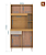 Kit Duda 90 cm Damasco Off White Poquema - Imagem 2