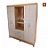 ROUPEIRO CÓRDOBA 4 PORTAS DAMASCO OFF WHITE – Poquema - Imagem 1