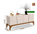 Buffet 4 Portas 168cm Amalfi Off White/Madero Canela – LUKALIAM - Imagem 4