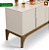 Buffet 4 Portas 168cm Amalfi Off White/Madero Canela – LUKALIAM - Imagem 3