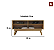 Rack Houston & Painel America Cinamomo/Off white Tv 60 – Valde Moveis - Imagem 3