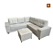 Sofa De Canto Linha Reta São Marcos Cor Bege Claro - Imagem 1