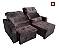 SOFA RETRÁTIL RECLINAVEL 180 MT COR MARROM MODELO Robust - Imagem 1