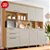 KIT 7P 2G NESHER NOBREZA 210CM CARVALHO/GREIGE 500974 - Imagem 1