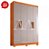 ROUPEIRO 4P. ABRIR 2G BIANCHI SERGIPE NATURE/OFF WHITE - Imagem 1