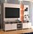 HOME LUKALIAM CROSS FRISADO OFF WHITE PEROLIZADO/JEQUITIBA - Imagem 1