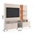 HOME LUKALIAM CROSS FRISADO OFF WHITE PEROLIZADO/JEQUITIBA - Imagem 2