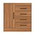 Cômoda Montevideu com 4 Gavetas e 1 Porta com prateleira interna | Demobile - Imagem 2